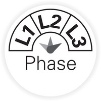 Phasenschalter - mit dem integrierten Phasenschalter kann die gewünschte Phase (L1, L2, L3) manuell gewählt werden
