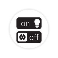 Leuchte getrennt schaltbar - durch getrennte Anschlussphasen kann die Leuchte unabhängig von der Steckdose geschaltet werden.